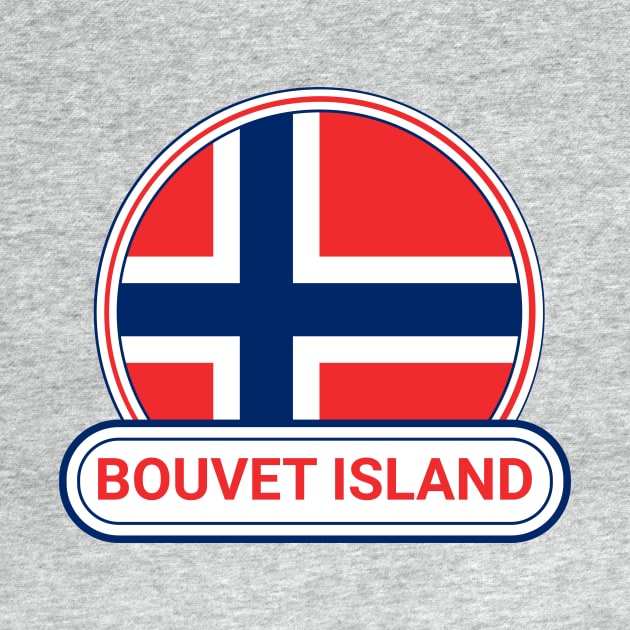 Bouvet Island Country Badge - Bouvet Island Flag by Yesteeyear
